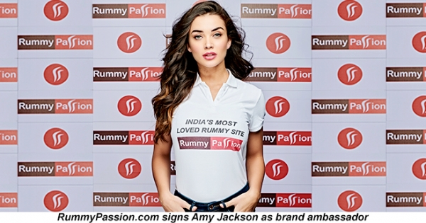 RummyPassion.com Engages Ms. Amy Jackson as Brand Ambassador