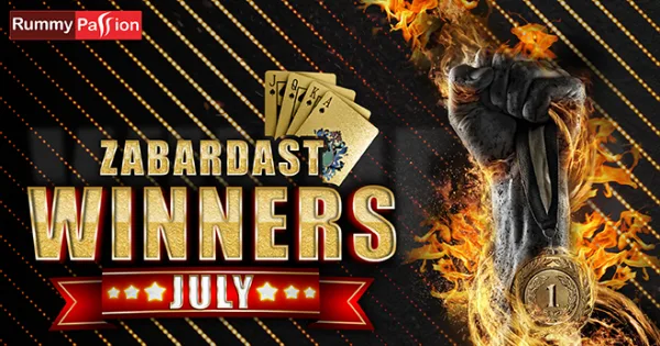 Rummy Passion July 2019 Winners List is Out