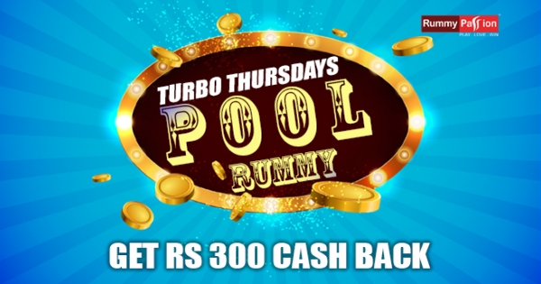 Turbo Thursdays Cash Back on Pool Rummy