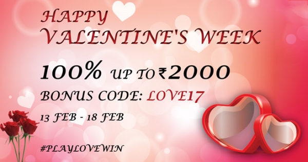 Have You Claimed Our Valentine’s Week Bonus Yet?