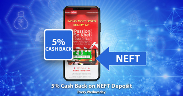 Cash Back on NEFT Deposits
