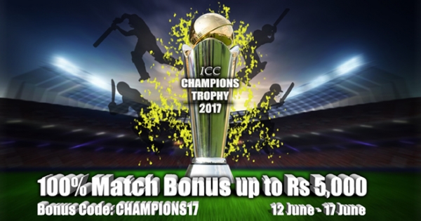 Champions Trophy Promotion at Rummy Passion