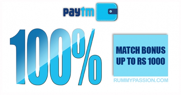 PayTM Promotions at Rummy Passion