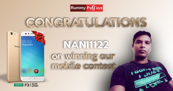 Win a Smartphone at Rummy Passion