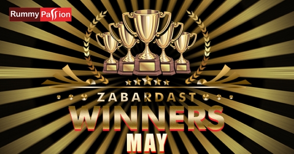Check Out May 2018 winners at Rummy Passion