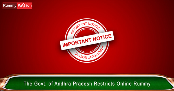 The Government of Andhra Pradesh Restricts Online Rummy