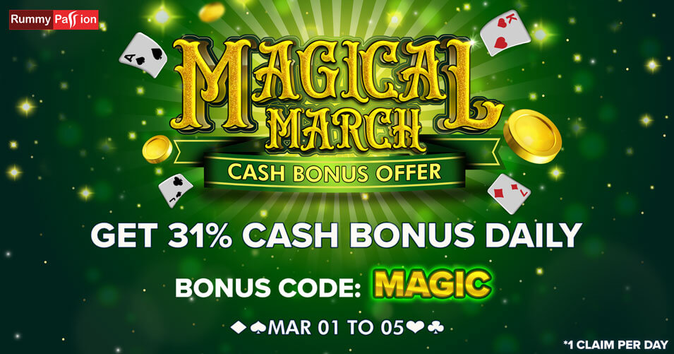 Magical March Cash Bonus Offer 2024