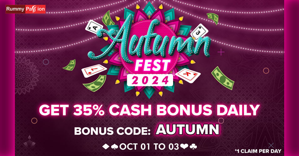 Autumn Fest Cash Bonus Offer 2024